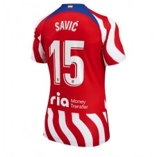 Atletico Madrid Stefan Savic #15 Hjemmedrakt Kvinner 2022-23 Kortermet